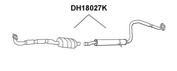 Catalytic Converter (DH18027K)