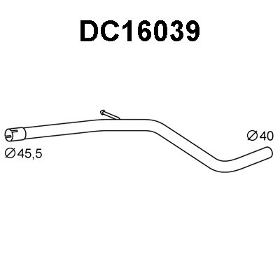 Exhaust Pipe (DC16039)