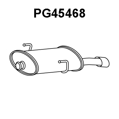 Rear Muffler (PG45468)