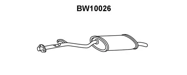 Rear Muffler (BW10026)