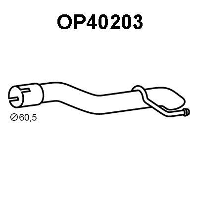 Exhaust Pipe (OP40203)