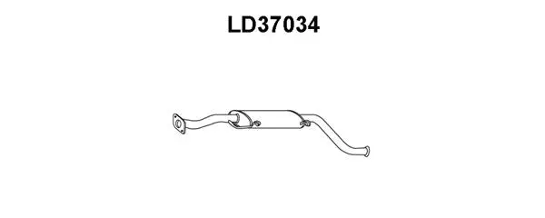 Centre Muffler (LD37034)