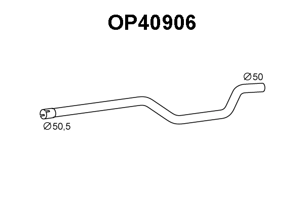 Exhaust Pipe (OP40906)