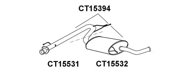 Exhaust Pipe (CT15531)