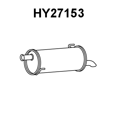 Rear Muffler (HY27153)