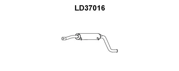 Centre Muffler (LD37016)