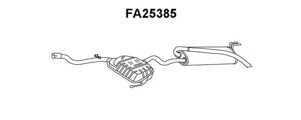 Rear Muffler (FA25385)