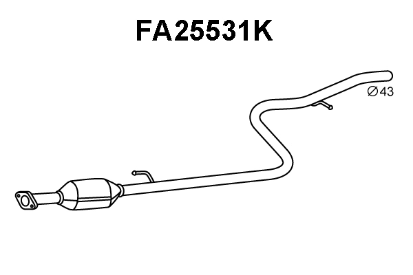 Catalytic Converter (FA25531K)