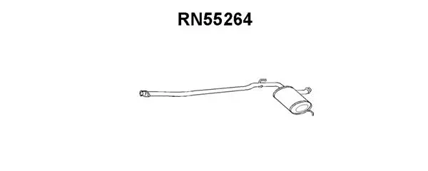 Front Muffler (RN55264)
