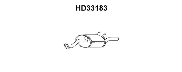Rear Muffler (HD33183)