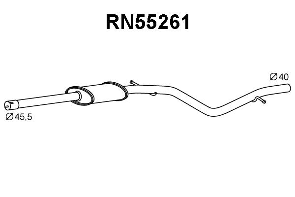 Front Muffler (RN55261)