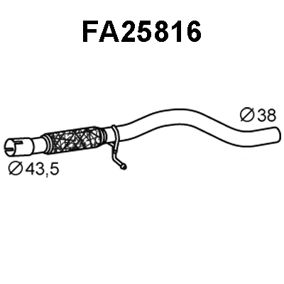 Exhaust Pipe (FA25816)