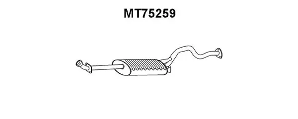 Rear Muffler (MT75259)