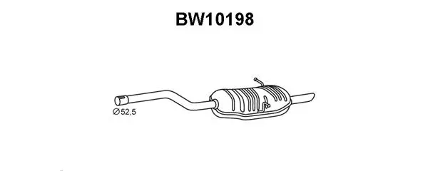 Rear Muffler (BW10198)