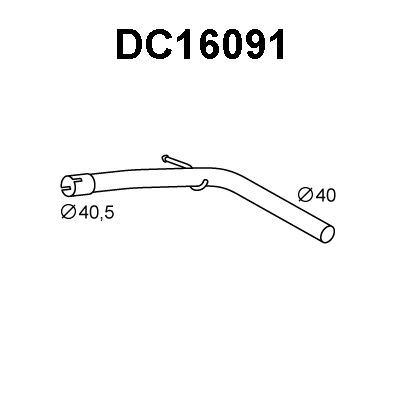 Exhaust Pipe (DC16091)