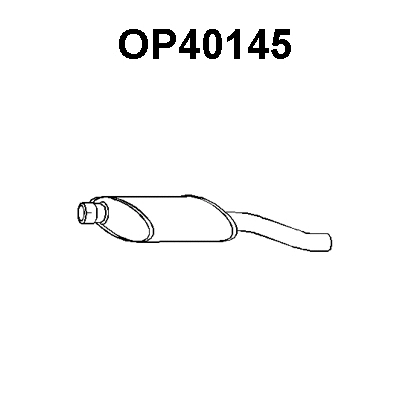 Rear Muffler (OP40145)