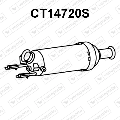 Soot/Particulate Filter, exhaust system (CT14720S)