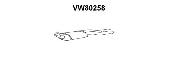Rear Muffler (VW80258)