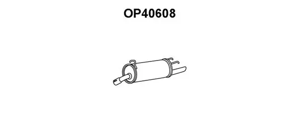 Rear Muffler (OP40608)