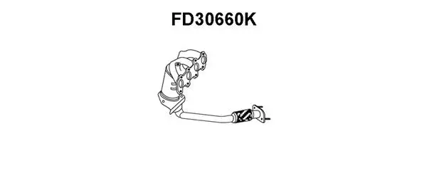 Manifold Catalytic Converter (FD30660K)