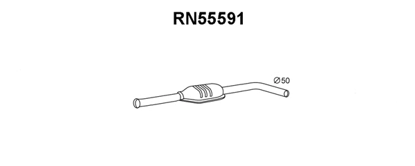 Front Muffler (RN55591)