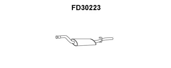 Rear Muffler (FD30223)