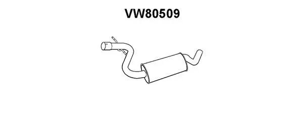 Centre Muffler (VW80509)