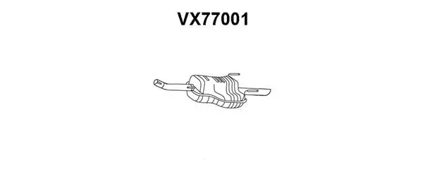 Rear Muffler (VX77001)