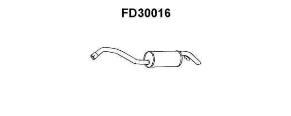 Rear Muffler (FD30016)