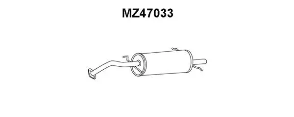 Rear Muffler (MZ47033)