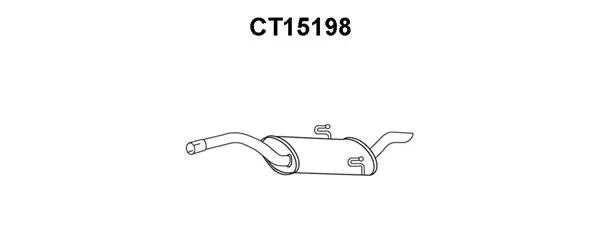 Rear Muffler (CT15198)