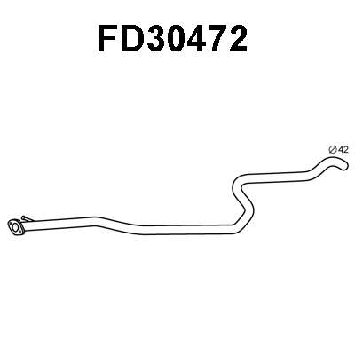 Exhaust Pipe (FD30472)