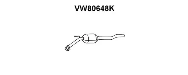 Catalytic Converter (VW80648K)