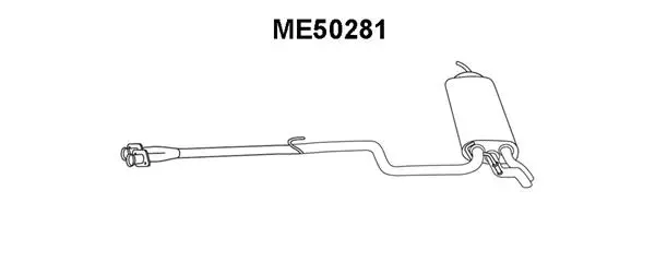Rear Muffler (ME50281)