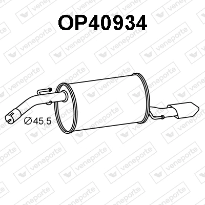 Rear Muffler (OP40934)