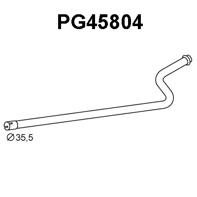 Exhaust Pipe (PG45804)