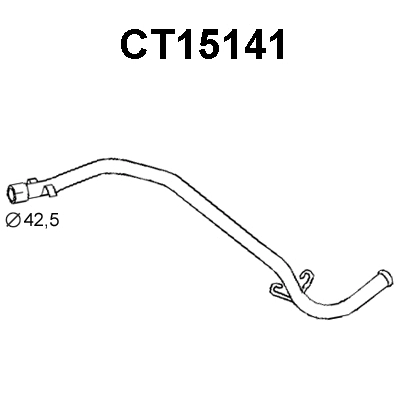 Exhaust Pipe (CT15141)