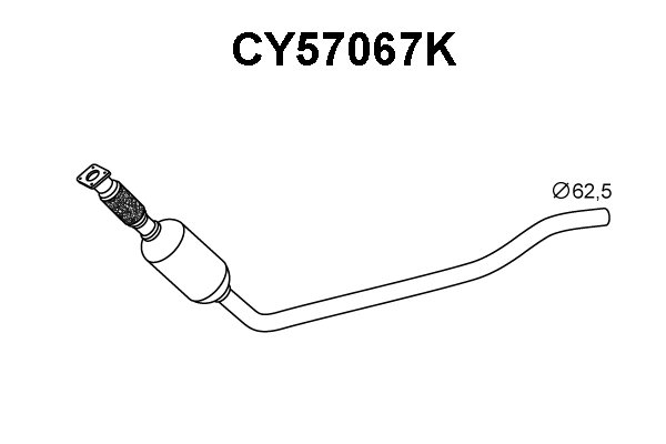 Catalytic Converter (CY57067K)