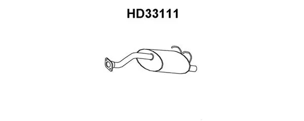 Rear Muffler (HD33111)