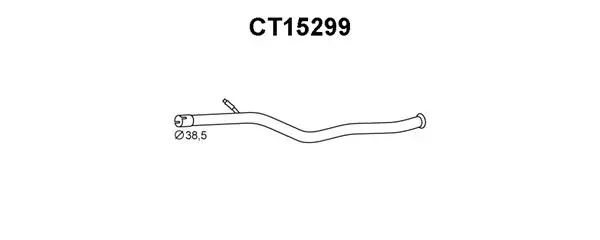 Repair Pipe, catalytic converter (CT15299)