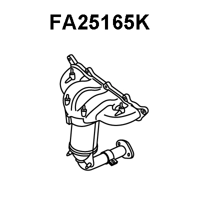 Manifold Catalytic Converter (FA25165K)