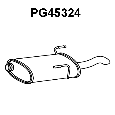 Rear Muffler (PG45324)