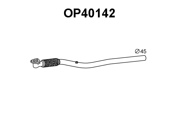 Exhaust Pipe (OP40142)