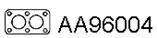 Gasket, exhaust pipe (AA96004)