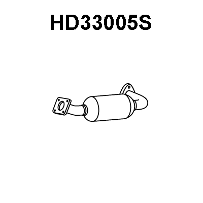 Soot/Particulate Filter, exhaust system (HD33005S)