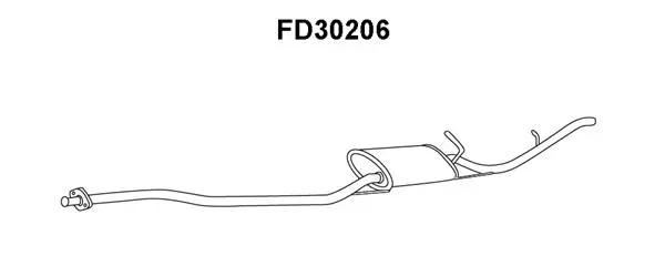 Rear Muffler (FD30206)