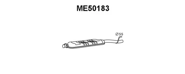 Front Muffler (ME50183)