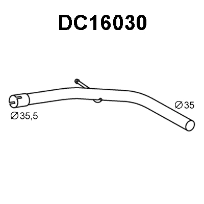 Exhaust Pipe (DC16030)