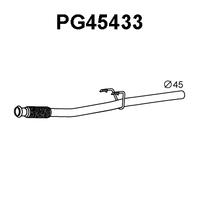Exhaust Pipe (PG45433)
