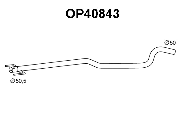 Exhaust Pipe (OP40843)